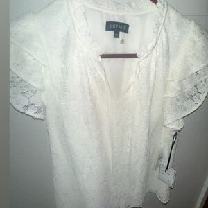 ISTATE New Ivory Blouse